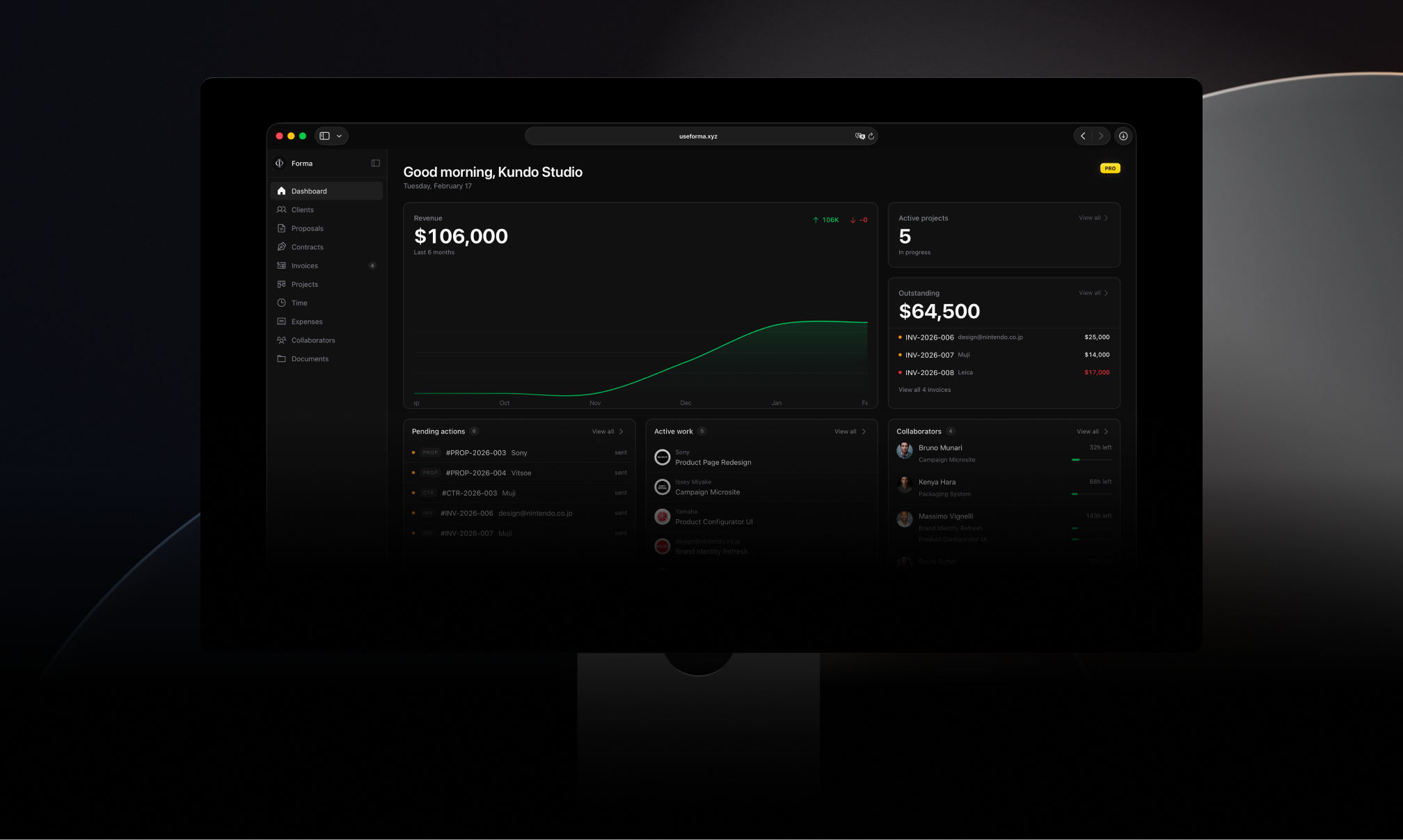 Forma — design details